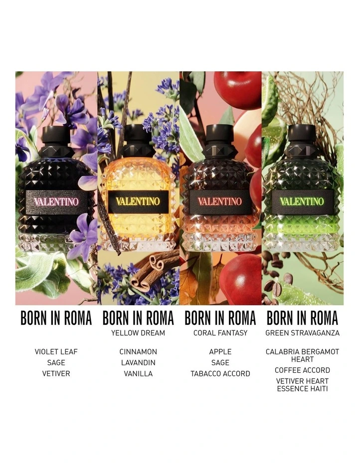 VALENTINO UOMO BORN IN ROMA GREEN STRAVAGANZA EDT 100ML